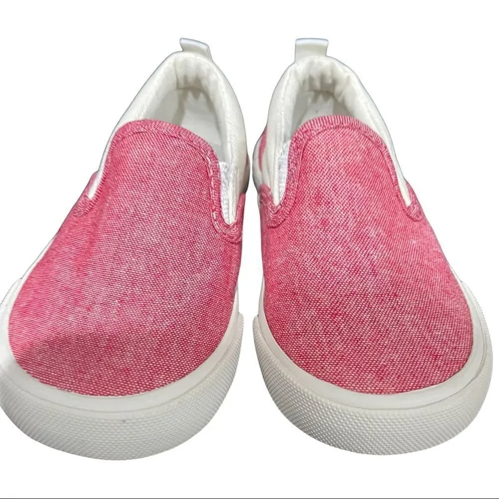 4/$25 -‎ Gap Kids Red & White Slip-On Loafers